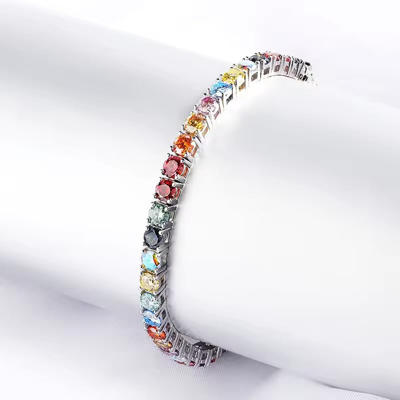 Spectrum Moissanite Bracelet