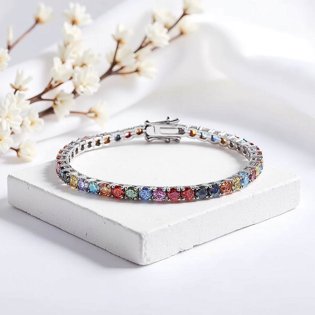 Spectrum Moissanite Bracelet