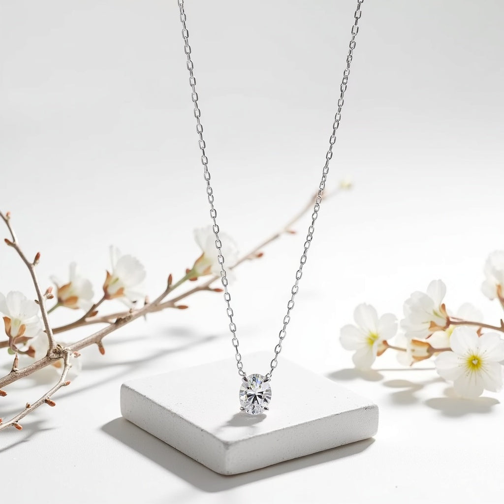 Aurelia Moissanite Pendant