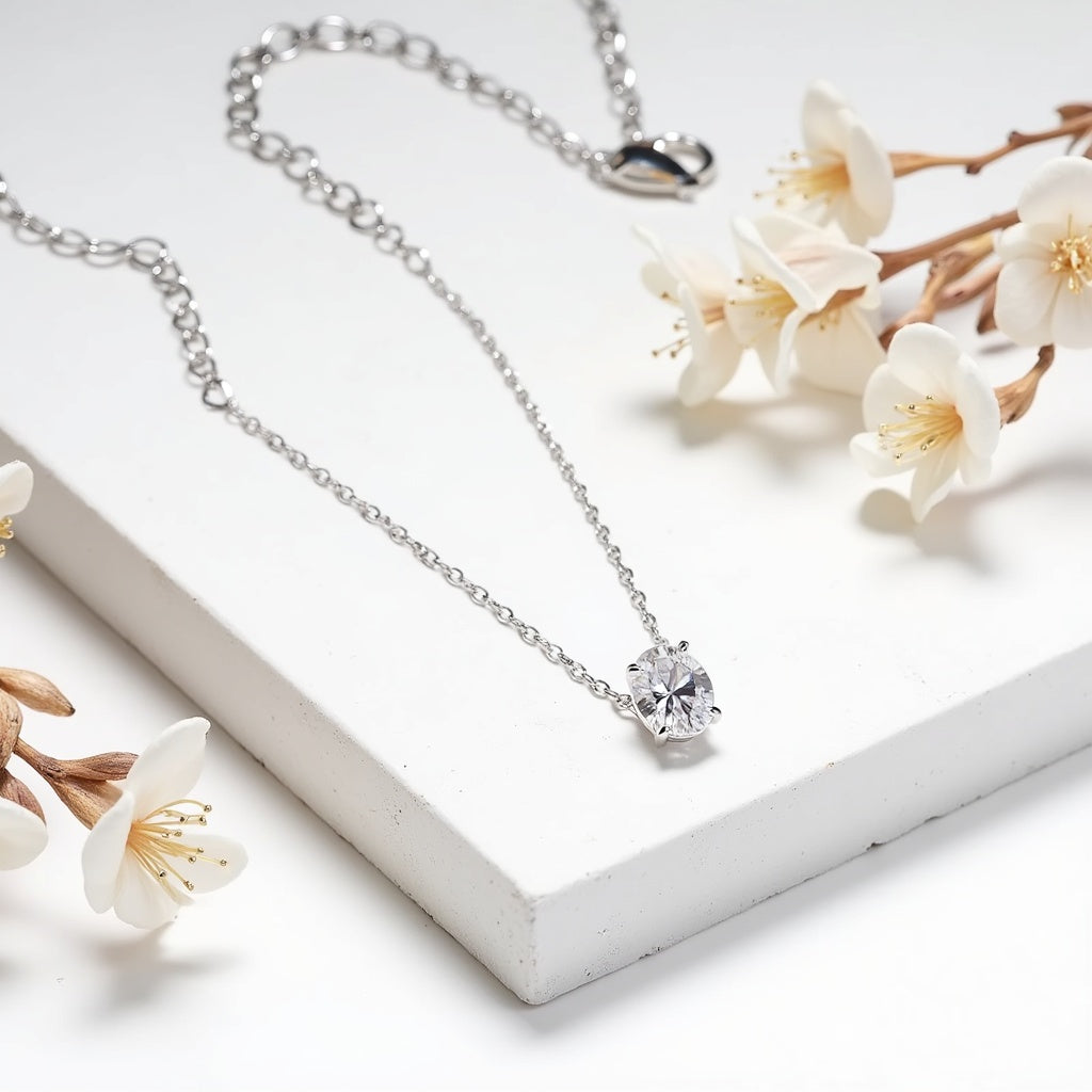 Aurelia Moissanite Pendant
