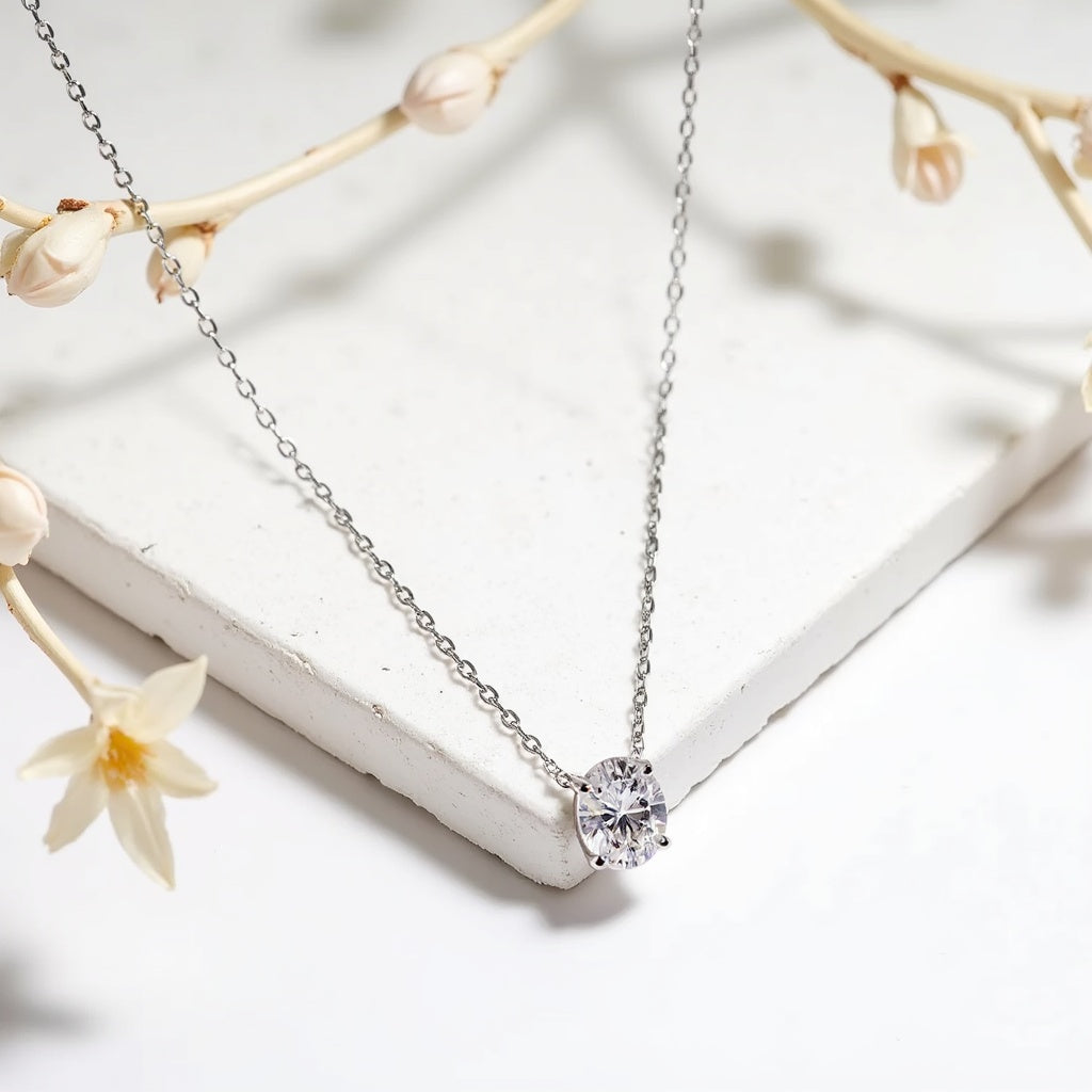 Aurelia Moissanite Pendant