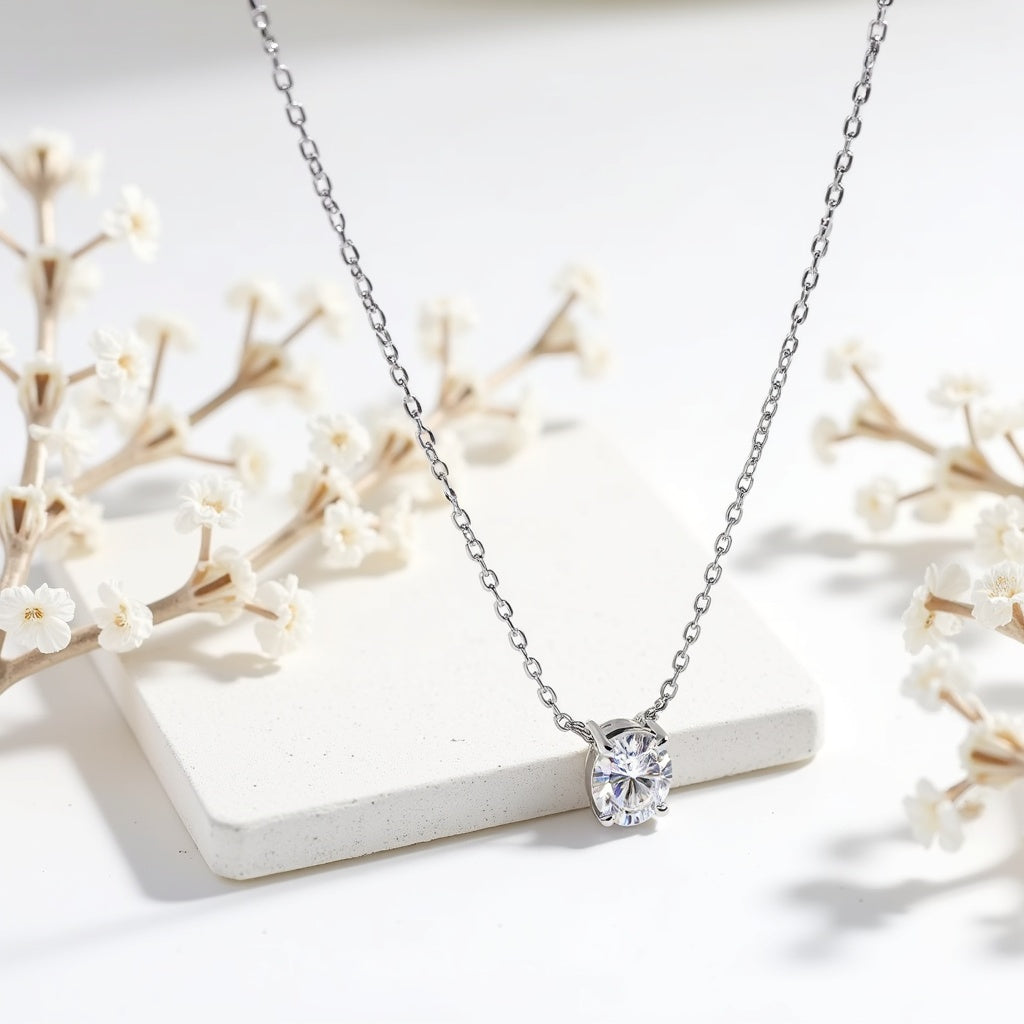 Aurelia Moissanite Pendant