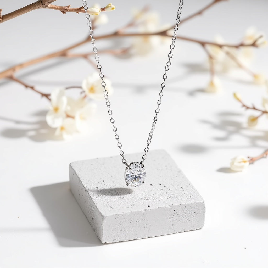 Aurelia Moissanite Pendant