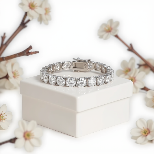 Solara Ice Moissanite Bracelet