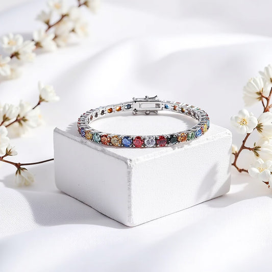 Spectrum Moissanite Bracelet